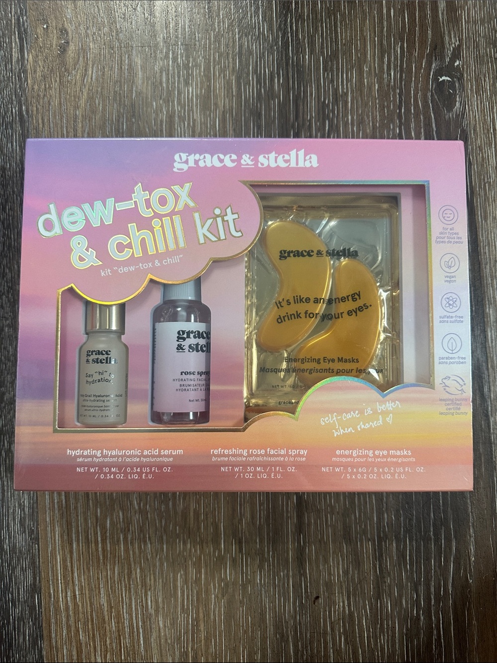 grace & stella Dew-Tox & Chill Kit